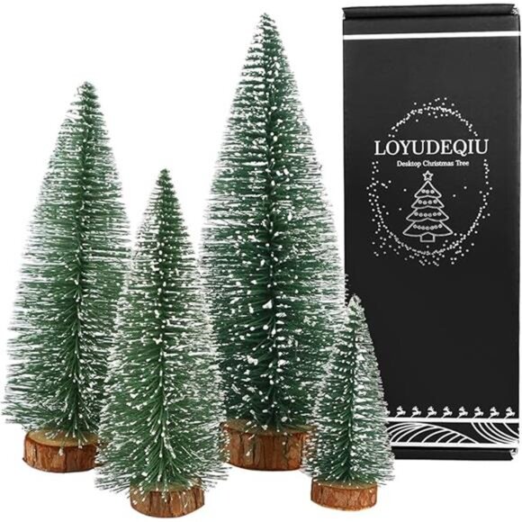 Desktop Miniature Pine Tree Tabletop Christmas Tree Small Pine Tree Decor - Picture 7 of 7